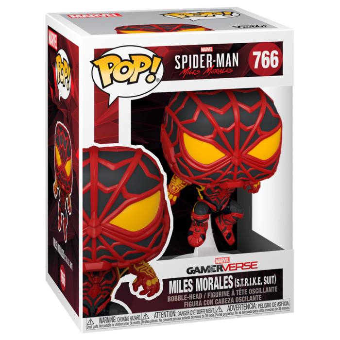 POP figure Marvel Spiderman Miles Morales S.T.R.I.K.E. Suit 55482