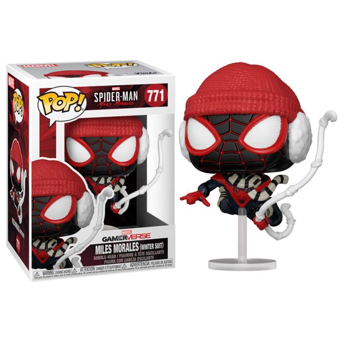 POP figure Marvel Spiderman Miles Morales Winter Suit 55835