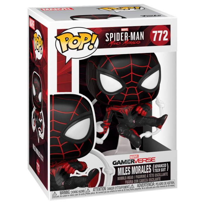 POP figure Marvel Spiderman Miles Morales Advanced Tech Suit 55839
