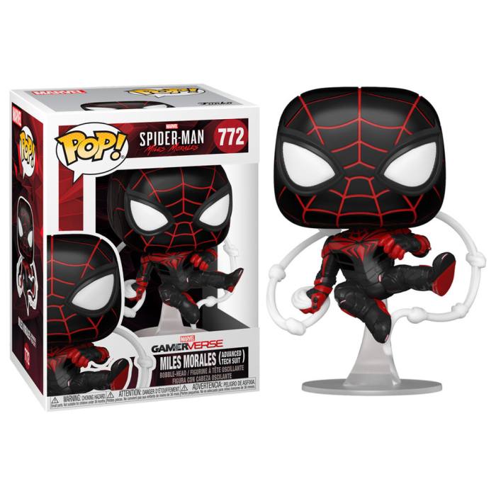 POP figure Marvel Spiderman Miles Morales Advanced Tech Suit 55838