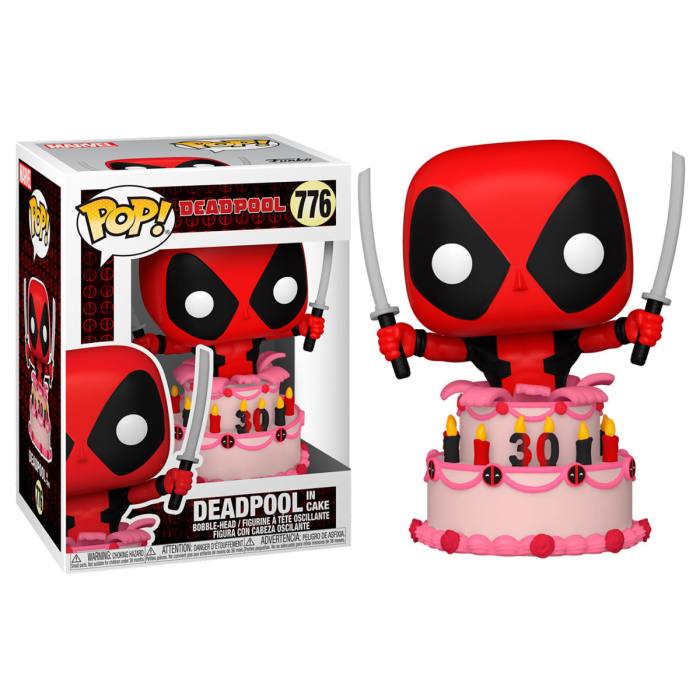 POP figure Marvel Deadpool 30th Deadpool in Cake 55825