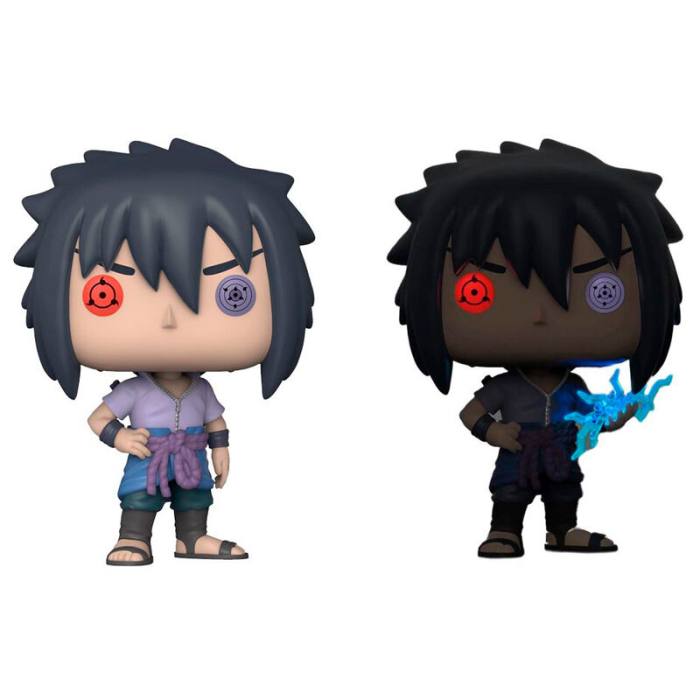 POP figure Naruto Shippuden Sasuke 5 + 1 Chase Exclusive 55872
