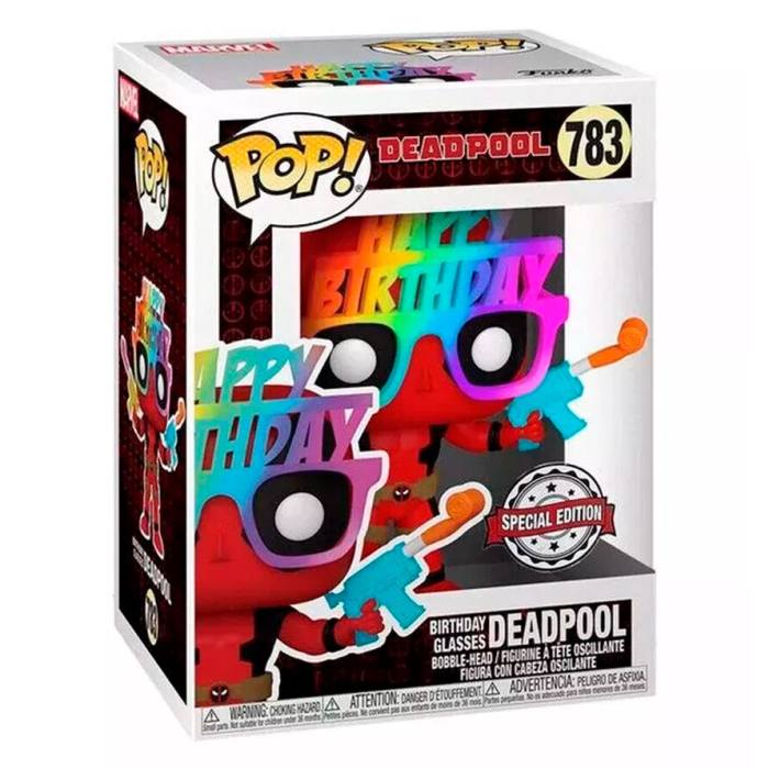 POP figure Marvel Deadpool 30th Birthday Hat Deadpool Exclusive 55833