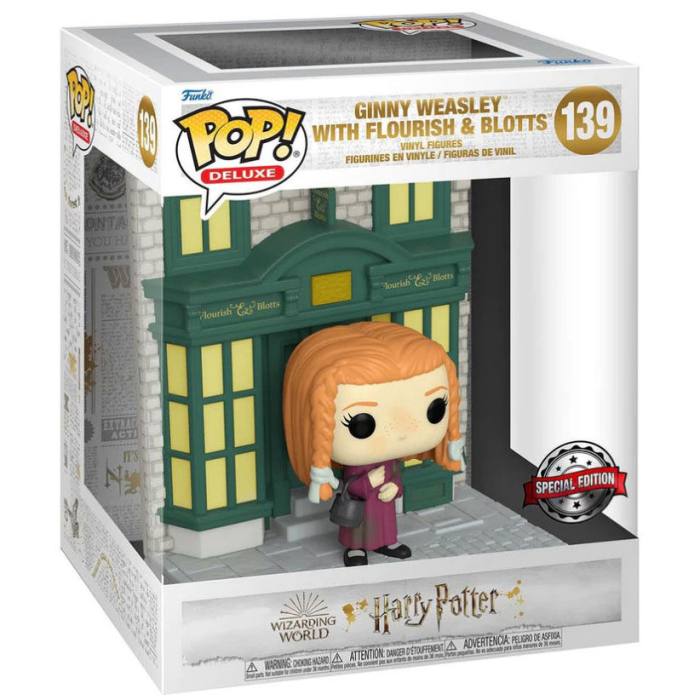 POP figure Harry Potter Diagon Alley Ginny Weasley Flourish & Blotts Exclusive 56501