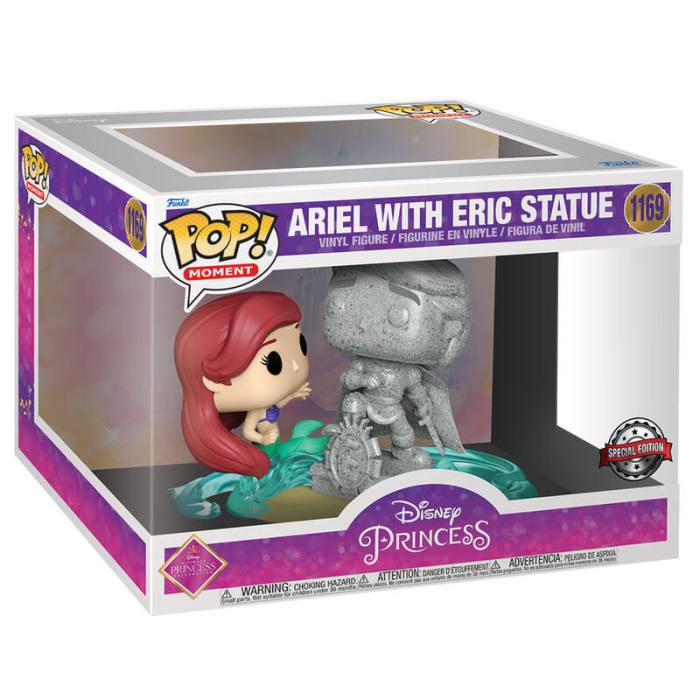 POP figure Disney Ultimate Princess The Litle Mermaid Ariel & Statue Eric Exclusive 56702
