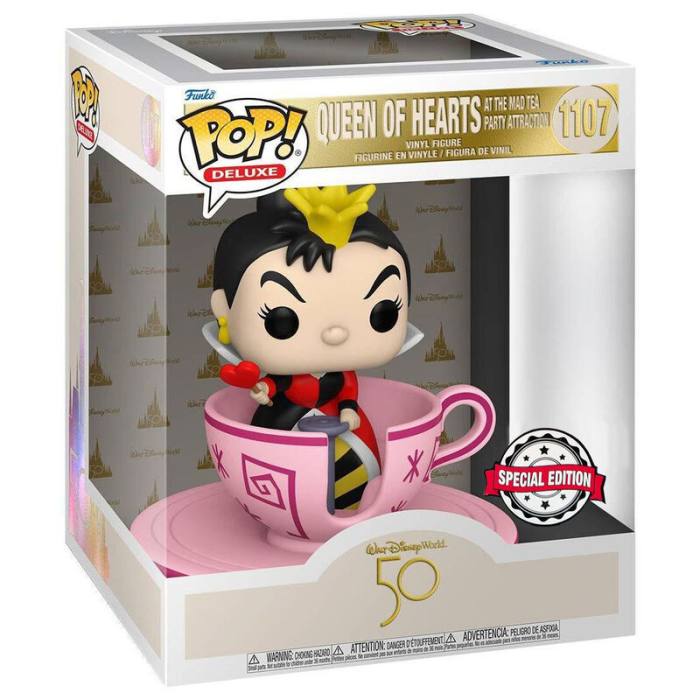 POP figure Walt Disney World 50th Queen of Hearts at mad tea party Exclusive 56752