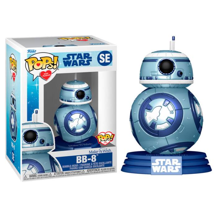 POP figure Star Wars Make a Wish BB-8 Metallic 57569