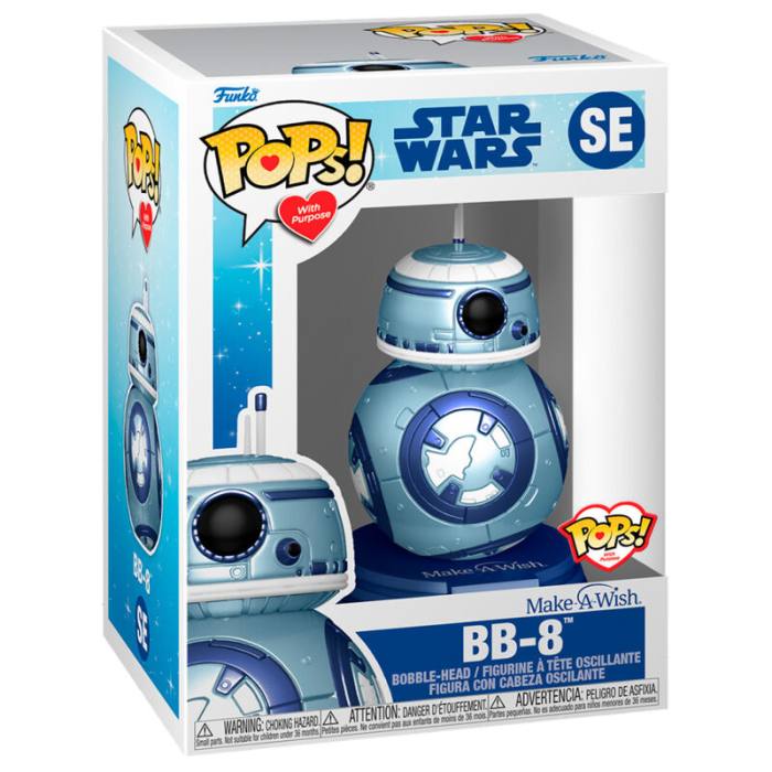 POP figure Star Wars Make a Wish BB-8 Metallic 57570
