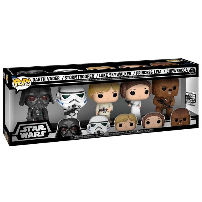 POP pack 5 figures Star Wars Classics Exclusive 57759