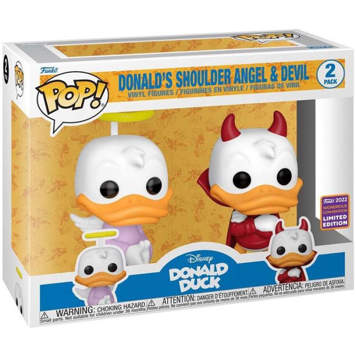 POP pack 2 Disney Donald Duck - Donald Angel & Devil Exclusive 57086