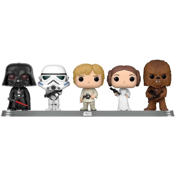 POP pack 5 figures Star Wars Classics Exclusive 57760