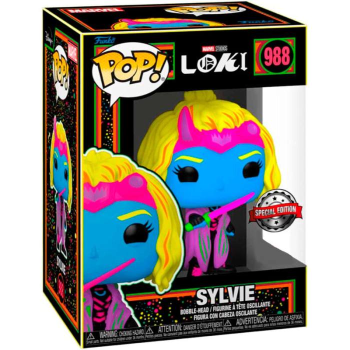 POP figure Marvel Loki Silvye Black Light Exclusive 57485