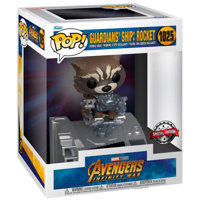 POP figure Deluxe Marvel Guardians of the Galaxy Guardians Ship Rocket Exclusive 57523