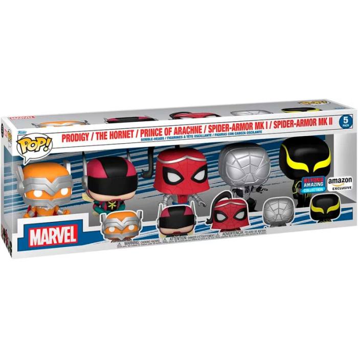 POP pack 5 figures Marvel Spiderman Exclusive 57379