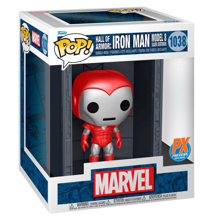 POP figure Deluxe Marvel Hall of Armor Iron Man Model 8 Exclusive 57888