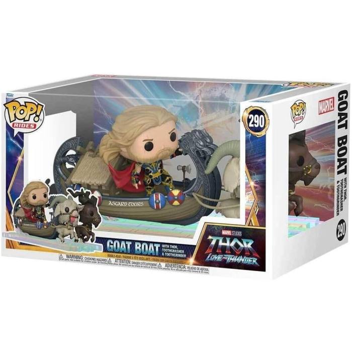 POP figure Marvel Thor Love and Thunder Thor Goat Boat 57452