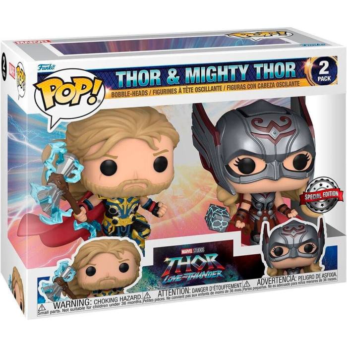 POP pack 2 figures Marvel Thor Love and Thunder Thor & Mighty Thor Exclusive 57512