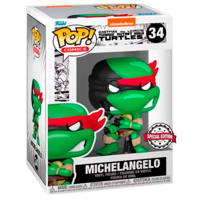 POP figure Ninja Turtles Michelangelo Exclusive 5 + 1 Chase 57069
