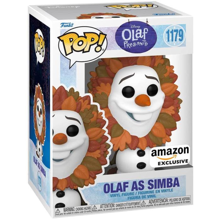 POP figure Disney Olaf Present Olaf as Simba Exclusive 57347