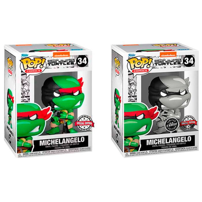 POP figure Ninja Turtles Michelangelo Exclusive 5 + 1 Chase 57068