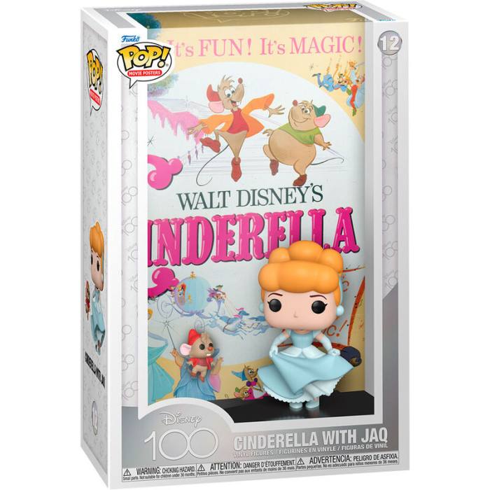 POP figure Movie Poster Disney 100th Anniversary Cinderella 58471