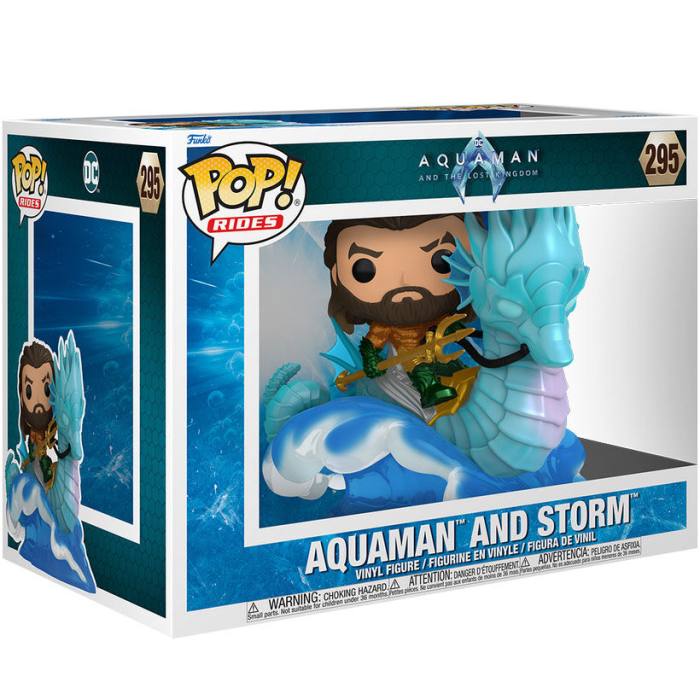 POP figure Ride Deluxe DC Comics Aquaman and the Lost Kingdom Aquaman on Storm 58538