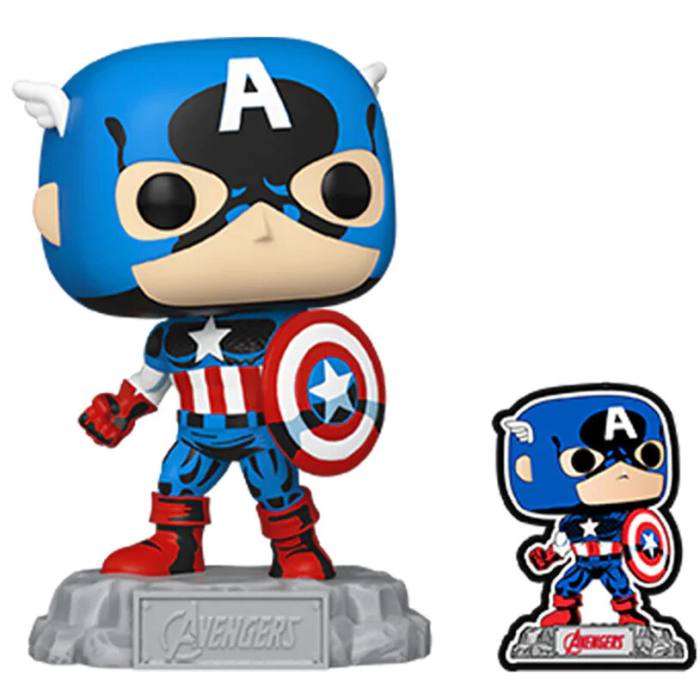 POP figure Marvel Los Vengadores Avengers Captain America Exclusive 58935