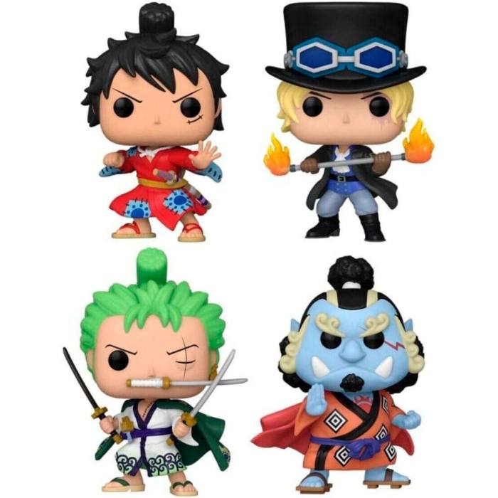 POP pack 4 figures One Piece Exclusive 58849