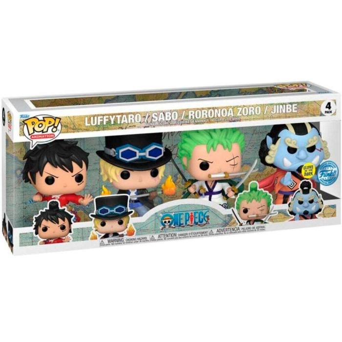 POP pack 4 figures One Piece Exclusive 58850