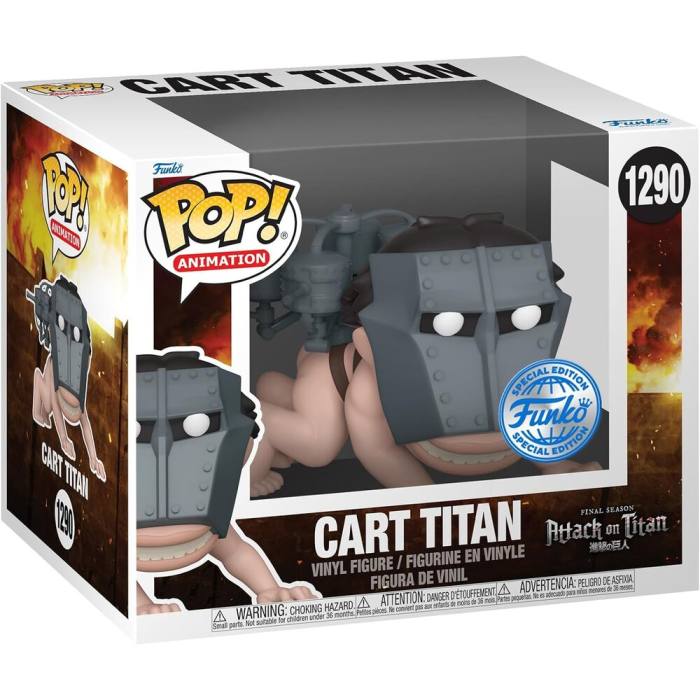 POP figure Super Attack On Titan Cart Titan Exclusive 58900