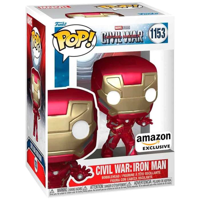 POP figure Marvel Civil War Captain America - Civil War Iron Man Exclusive 58927