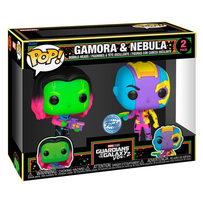 POP pack 2 figures Marvel Guardians of the Galaxy Gamora & Nebula Exclusive 58275