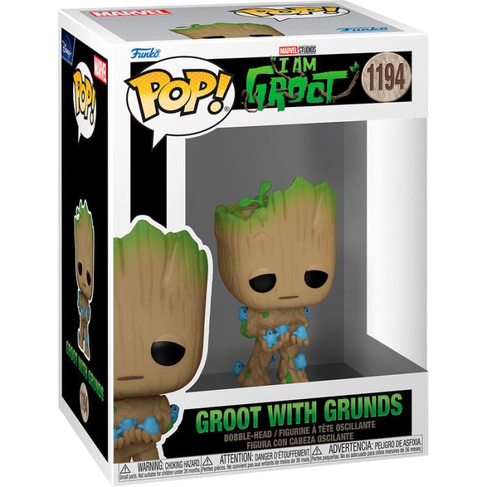 POP figure Marvel I am Groot - Groot with Grunds 59033