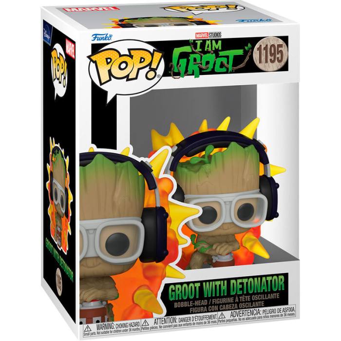 POP figure Marvel I am Groot - Groot with Detonator 59035