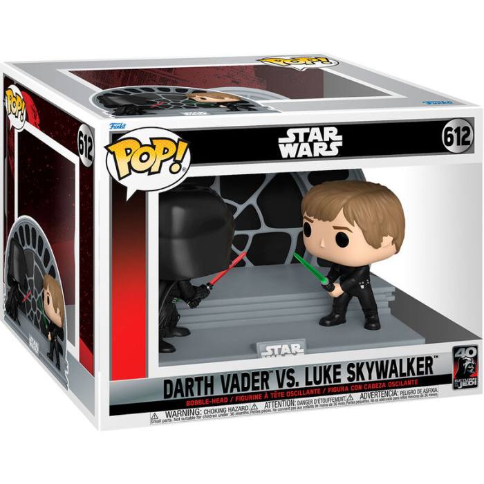 POP figure Star Wars 40th Darth Vader VS Luke Skywalker 59093