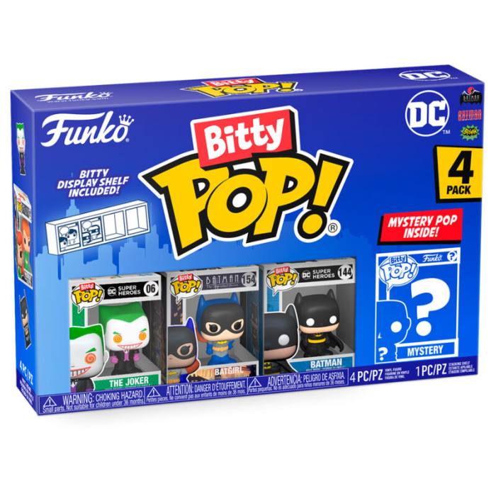 Blister 4 figures Bitty POP DC Comics The Joker 59174