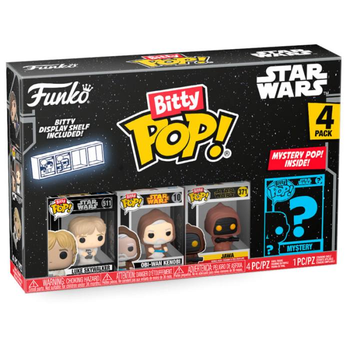 Blister 4 figures Bitty POP Sar Wars Luke 59218