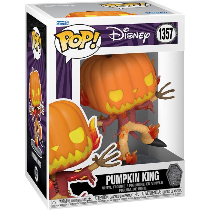 POP figure Disney Nightmare Before Christmas 30th Anniversary Pumpkin King 59554