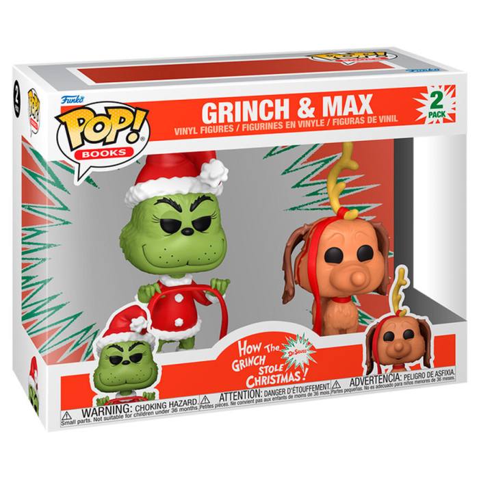 POP pack 2 figures The Grinch - Grinch & Max 59719