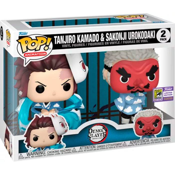 POP pack 2 figures Demon Slayer Kimetsu no Yaiba Tanjiro Kamado & Sakonji Urokodaki 59125