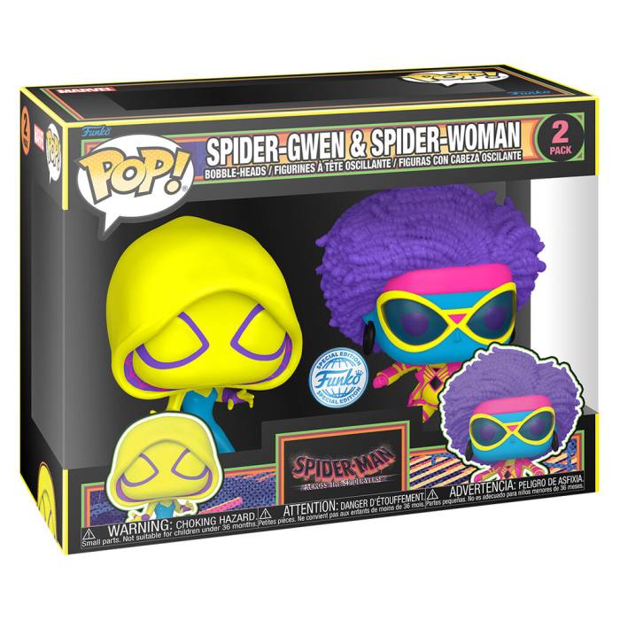 POP pack 2 figures Spider-Man Spider-Gwen & Spider-Woman Exclusive 59984