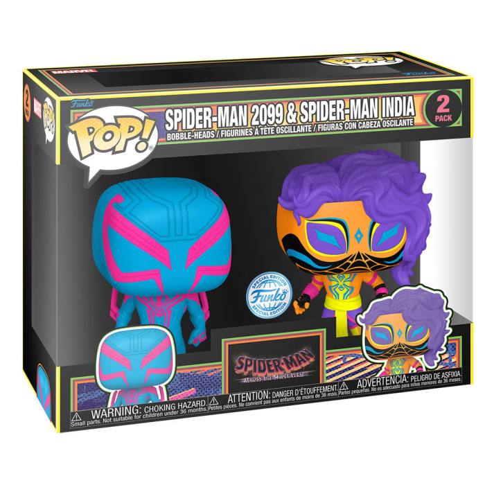 POP pack 2 figures Spider-Man - Spider-Man 2099 & Spider-Man India Exclusive 59985