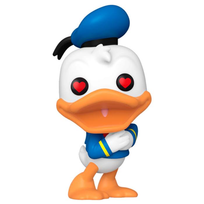 POP figure Disney 90th Anniversary Donald Duck with heart eyes 60510