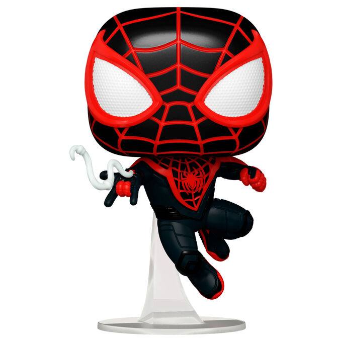 POP figure Marvel Spiderman 2 Miles Morales Upgraded Suit 60838