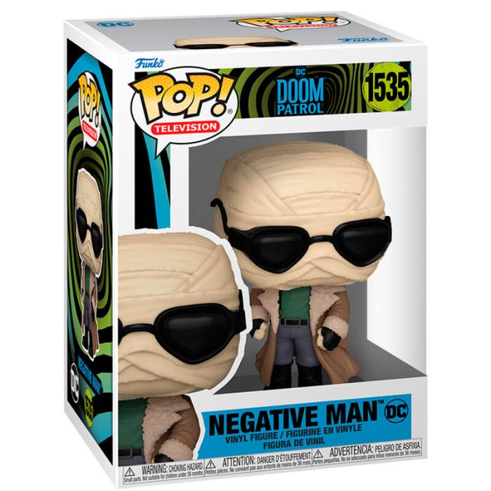 POP figure DC Comics Doom Patrol Negative Man 60591