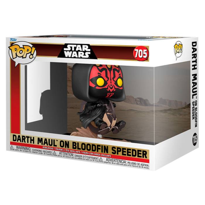 POP figure Rides Deluxe Star Wars Darth Maul On Bloodfin Speeder 60733