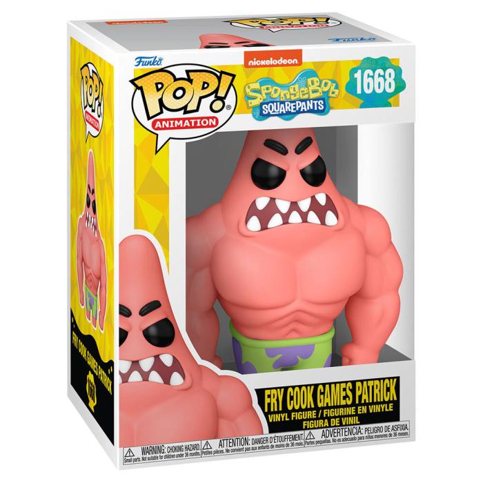 POP figure Sponge Bob Fry Cook Game Patrick 60520