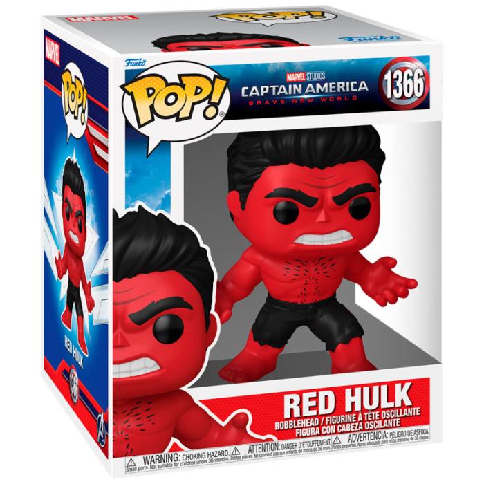 POP figure Super Marvel Captain America Brave New World Red Hulk 60698