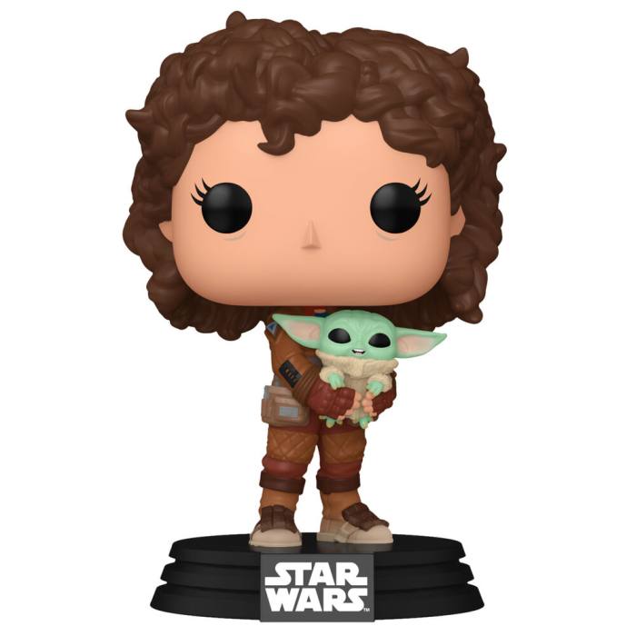 POP figure Star Wars Mandalorian 9 Peli Motto with Grogu 61006