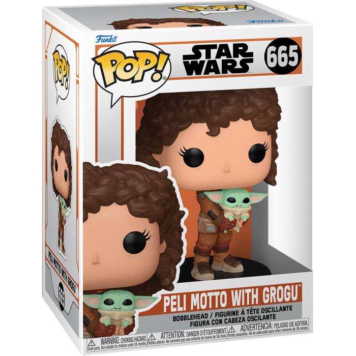 POP figure Star Wars Mandalorian 9 Peli Motto with Grogu 61007